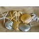 Linen Clutch with Castings