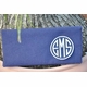linen clutch with monogram