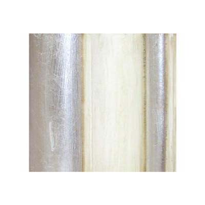 linen w/silver gilding and tea-stain glaze