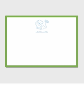 Lion Personalized Kids Stationery