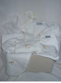 little lamb baby gift basket
