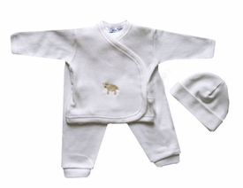 Little Lamb Take Me Home Layette Set, 3 Piece