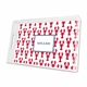 lobsters red lucite tray - large