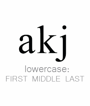 lowercase