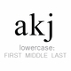 lowercase