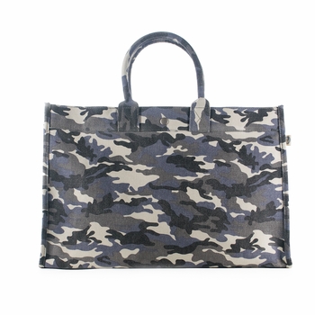 Lux Ew Grey Camo Tote -