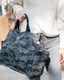 luxe NS camo tote with black handles
