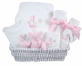 luxury baby gift basket - butterfly