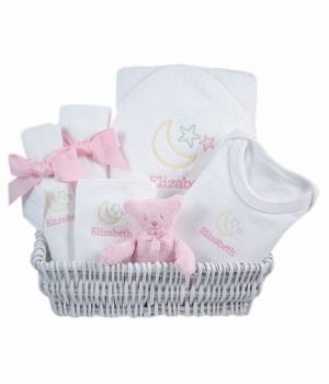 Luxury Baby Gift Basket - Lullaby Pink