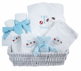 luxury layette gift basket