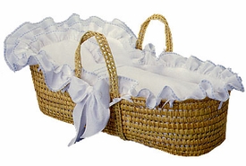 luxury moses basket by blauen <br> Please contact us for pricing