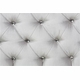 Majestic Silver Upholstered Bordeaux Crib