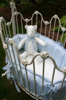 majorca cradle ensemble - dupioni silk <br> (contact us for pricing)