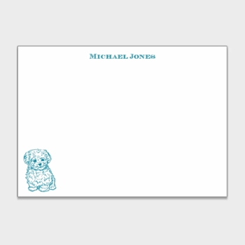Maltese Personalized Kids Stationery