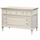 marcheline chest - white with silver gilding