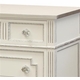 marcheline chest - white with silver gilding