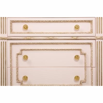 Marcheline Night Table - Versailles with Gold