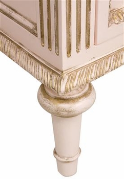 Marcheline Night Table - Versailles with Gold
