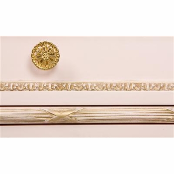 Marcheline Night Table - Versailles with Gold