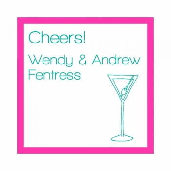 Martini Baby Gift Stickers