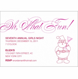 Martini Santa Invitation Cards