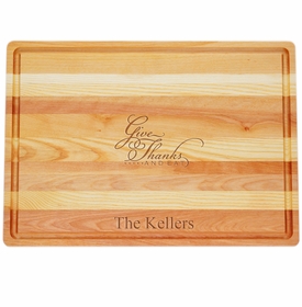 Master Collection Large Board Give Thanks And Eat Personalized