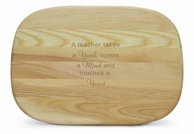 medium carving board - hand mind heart