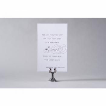 Meriel & Alex Wedding Brunch Card