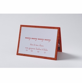 Merry Merry Merry Holiday Card