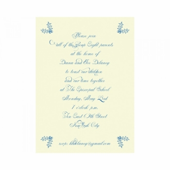 merry mint invitation cards