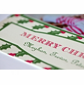 Merry Mistletoe 7 Square 2012 Holiday Card