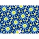Merry Moroccan Blue Holiday Cards