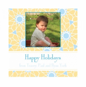 Merry Moroccan Orange Holiday Cards
