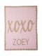 Metallic Hugs & Kisses Blanket