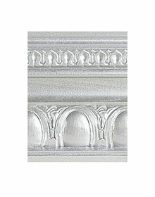 Metallic Silver Wood Finish