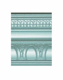 Metallic Teal Wood Finish