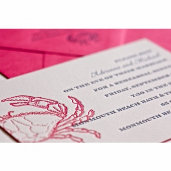 Michelle & Jed Rehersal Dinner Card