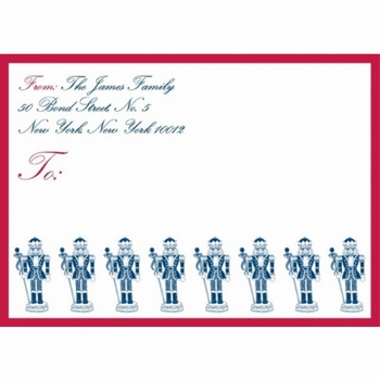 Mini Nutcrackers Large Mailing Stickers