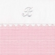 mini pink checker crib bedding by blauen