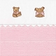 mini pink checker crib bedding by blauen