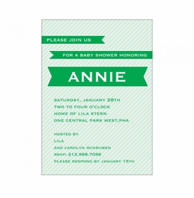 Mint Banner Baby Showers