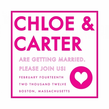 Mod Mood Rehearsal Dinner Invitation