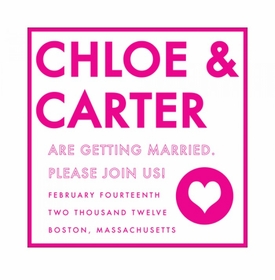 Mod Mood Rehearsal Dinner Invitation