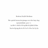 modern no216 medium