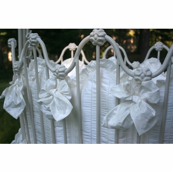 Monaco Cradle Ensemble - Pintuck Dupioni Silk (Contact Us for Pricing)