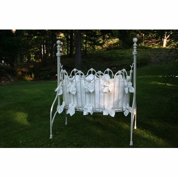 monaco cradle ensemble - pintuck dupioni silk  <br> (contact us for pricing) 