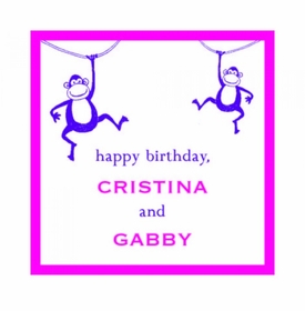 Monkey Birthday Gifts Sticker