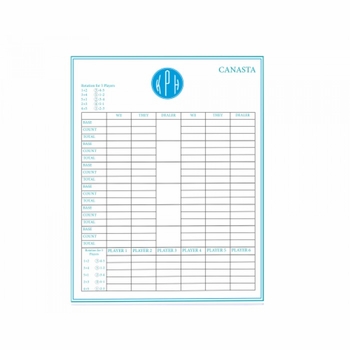 monogram canasta blue