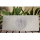 Monogram Felt Clutch