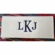 Monogram Felt Clutch